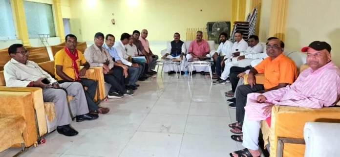 अखिल भारतीय भोजपुरी मगही मैथिली अंगिका मंच की महत्वपूर्ण बैठक सम्पन्न