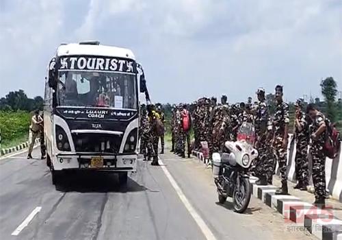 गया से दरभंगा जा रही SSB जवानों की बस में बड़ा हादसा टला
