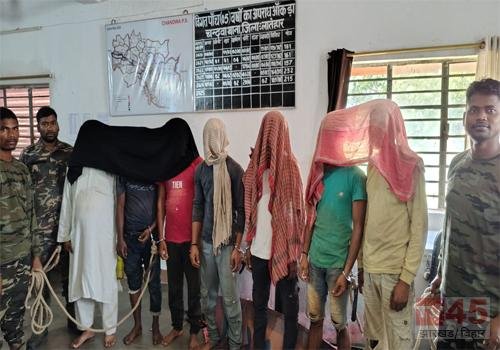 लातेहार में अवैध स्क्रैप चोरी मामले में 7 गिरफ्तार, भारी मात्रा में स्क्रैप बरामद