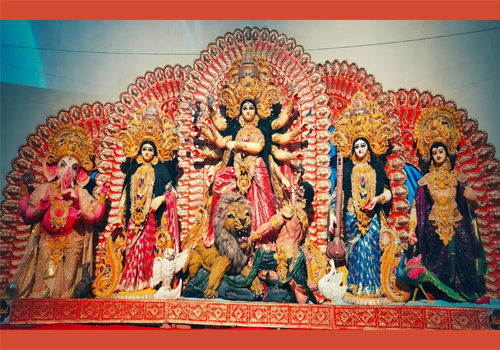 महालया पर हीरापुर हरिमंदिर में मां दुर्गा की विशेष पूजा
