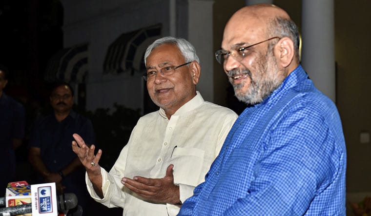 NDA के CM चेहरे पर सस्पेंस खत्म? अमित शाह के हवाले से खबरें-"नीतीश कुमार ही होंगे मुख्यमंत्री"