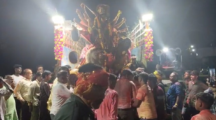 बेरमो और कोयलांचल में भावपूर्ण माहौल में हुआ मां दुर्गा का विसर्जन