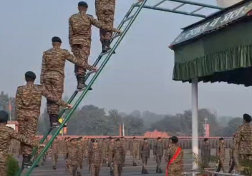 रामगढ़: पंजाब रेजिमेंटल सेंटर में 962 अग्निवेश जवानों की पासिंग आउट परेड