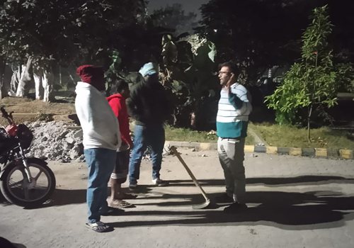 बजरंग टेकरी स्थित नाले में मिल नवजात शिशु का शव