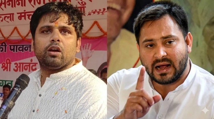 शपथ के बाद चेतन आनंद ने छुए तेजस्वी के पैर, 'जयचंद' वाले ताने पर रोहिणी-तेजप्रताप का दिया हवाला