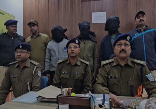 रेलवे क्वार्टर चोरी का खुलासा, C3 गिरोह के तीन सदस्य दबोचे गए