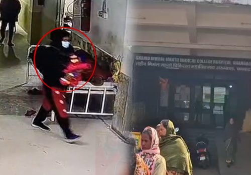 धनबाद के SNMMCH से नवजात बच्चा चोरी, CCTV में कैद हुई संदिग्ध महिला