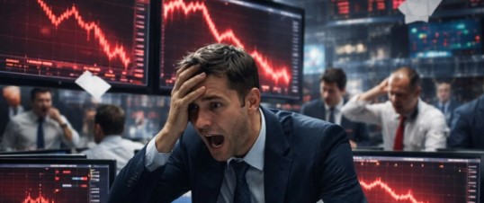 शेयर बाजार में हाहाकार, निफ्टी बैंक में 1999 प्वाइंट की गिरावट, सेंसेक्स 1635 प्वांट लुढ़ककर बंद