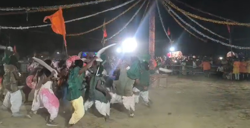 लोहरदगा के अरू गांव में भव्य तरीके से मनाया गया हनुमान जयंती महोत्सव