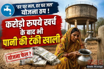 हर घर नल, हर घर जल’ योजना ठप! , करोड़ो रूपये खर्च के बाद भी पानी (water) की टंकी खाली