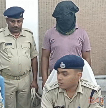 कुख्यात criminal फिरोज अंसारी गिरफ्तार : जिंदा कारतूस किया गया बरामद