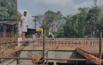 धनबाद में चोर पुल से करीब आठ सेंटरिंग प्लेटें (centering plates) खोलकर फरार, ठेकेदार सो रहे है कुम्भकर्ण की नींद