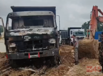 Construction Private Limited की महुवाटोली साइट पर हथियारबंद अपराधियों ने जमकर मचाया उत्पात