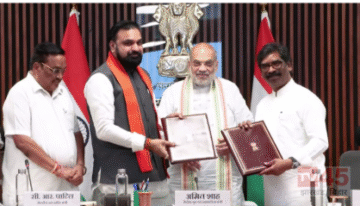 25 साल से मुद्दों का निपटारा आज, सोन नदी के पानी के बंटवारे पर झारखंड के मुख्यमंत्री और बिहार(BIhar CM) मुख्यमंत्री MoU पर किए हस्ताक्षर।