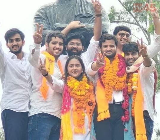 DUSU Election Result 2026: ABVP का दबदबा, 4 में से 3 प्रमुख सीटों पर जीत, यश डबास बने अध्यक्ष