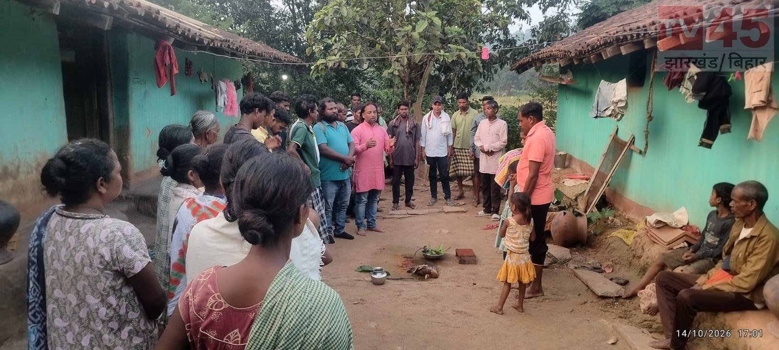 धर्मांतरण के चार महीने बाद टुपरा पूर्ति ने परिवार सहित की सरना धर्म में वापसी, हो समाज की परंपराओं को अपनाने का लिया निर्णय