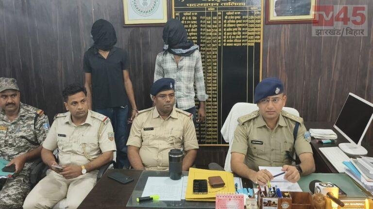 गोड्डा पुलिस ने दो बाइक चोर को किया गिरफ्तार, चोरी की दो बाइक बरामद