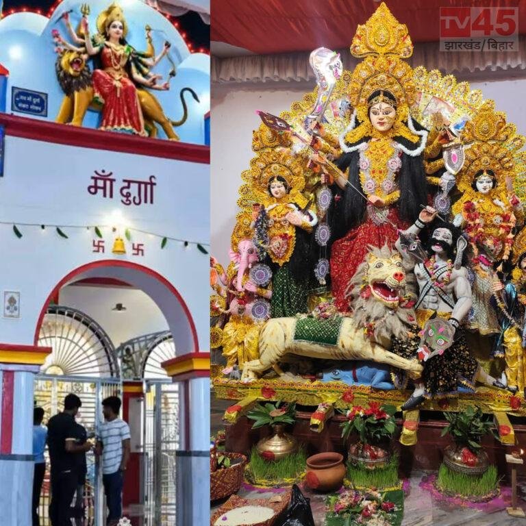 बलबड्डा में खास तरिके से की जाती है माँ की पूजा, 150 साल पुरानी परंपरा से कंधों पर बैठा कर करते है मां की विदाई
